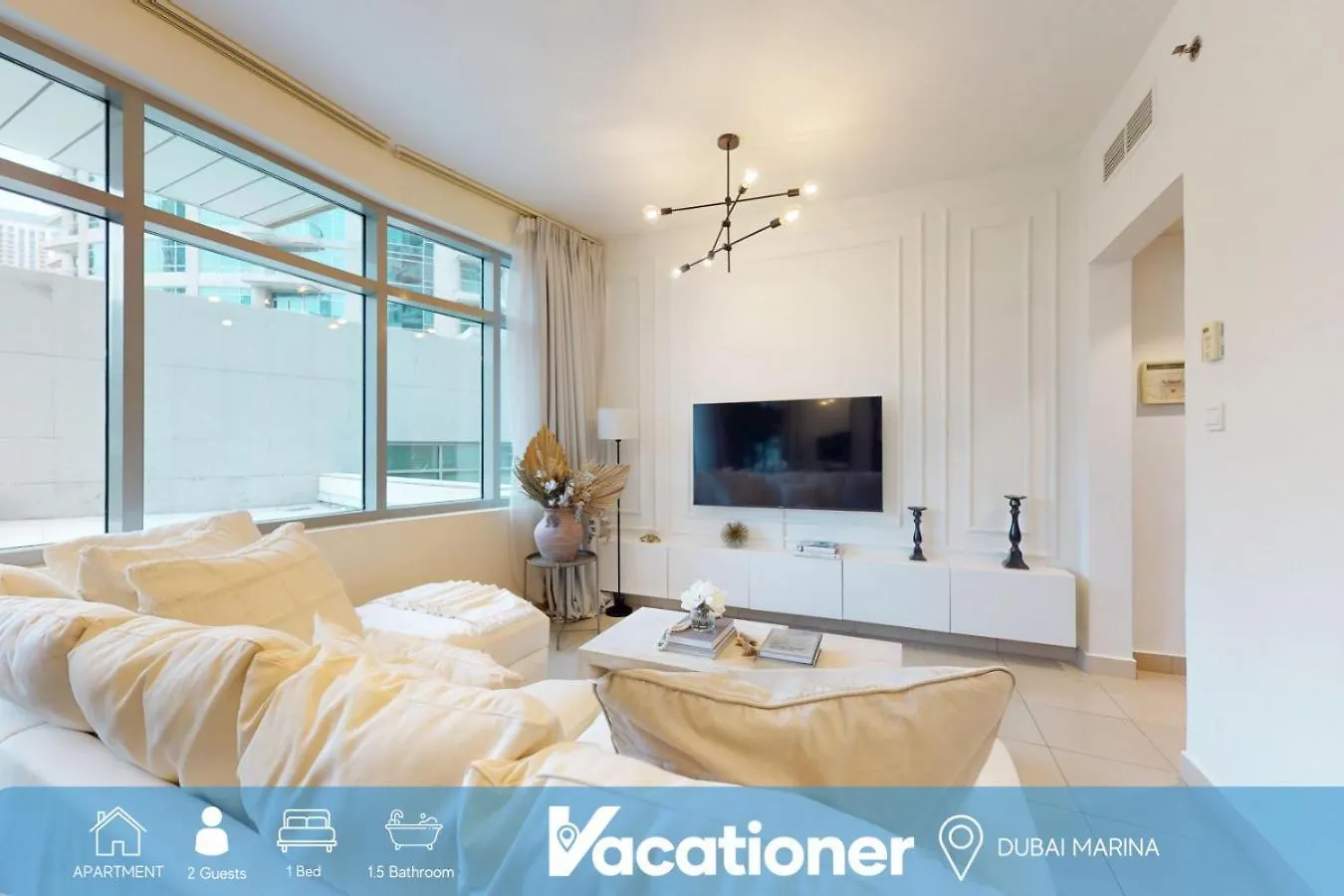 Bonaire Tower - Airy One Bedroom In Dubai Marina Apartment
